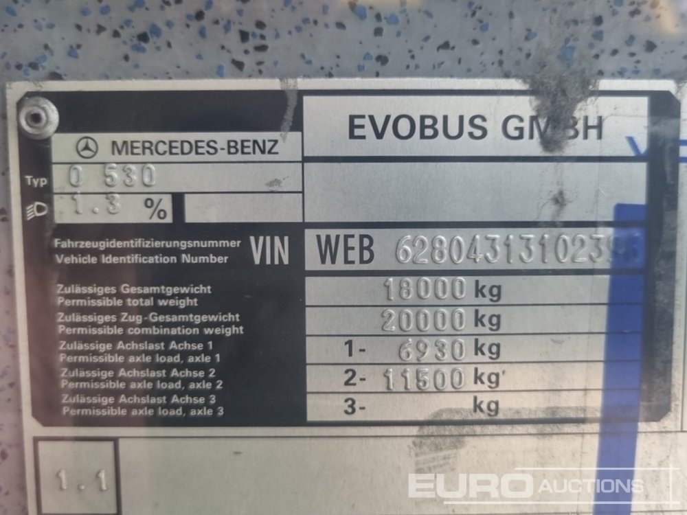 City bus 2003 Mercedes Benz 0 530G CITARO: picture 34 City bus 2003 Mercedes Benz 0 530G CITARO: picture 34