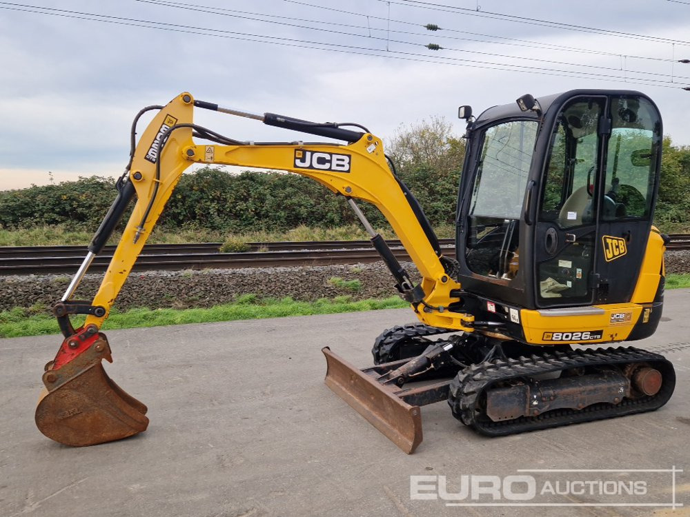 2017 JCB 8026 - Mini excavator: picture 1 2017 JCB 8026 - Mini excavator: picture 1