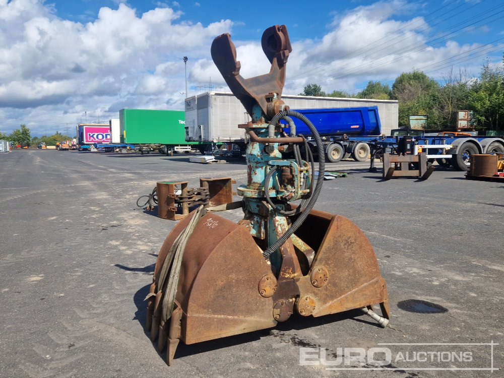 SMP Hydraulic Rotating Clamshell Bucket - Attachment for Excavator: picture 4 SMP Hydraulic Rotating Clamshell Bucket - Attachment for Excavator: picture 4