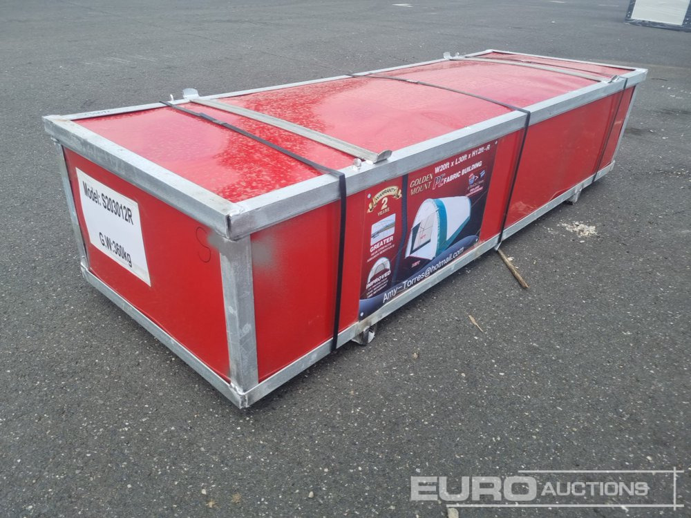 Unused 20x30x12 Dome Storage Shelter - Construction container: picture 1 Unused 20x30x12 Dome Storage Shelter - Construction container: picture 1