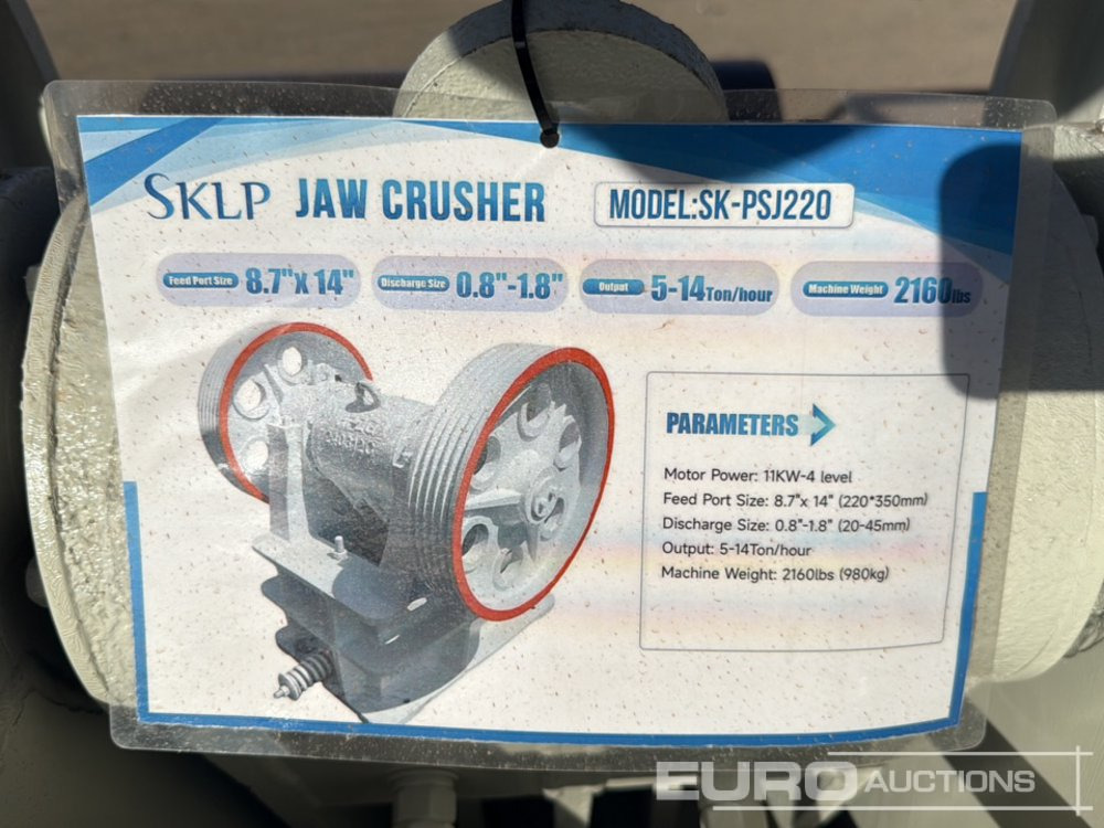 Unused 2025 SKLP SK-PSJ220 - Crusher: picture 5 Unused 2025 SKLP SK-PSJ220 - Crusher: picture 5