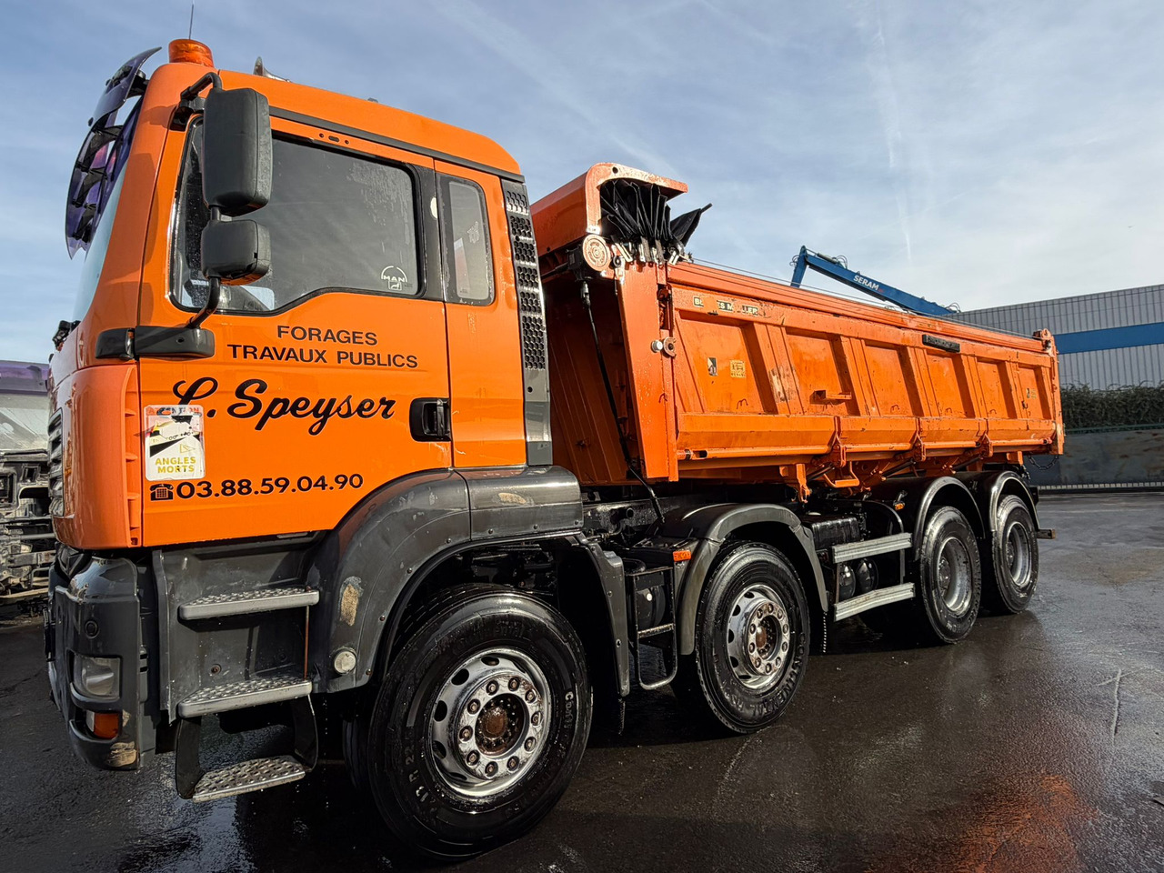 Camion benne arrière MAN avec benne Meiller BC-823-PC - Tipper: picture 4 Camion benne arrière MAN avec benne Meiller BC-823-PC - Tipper: picture 4