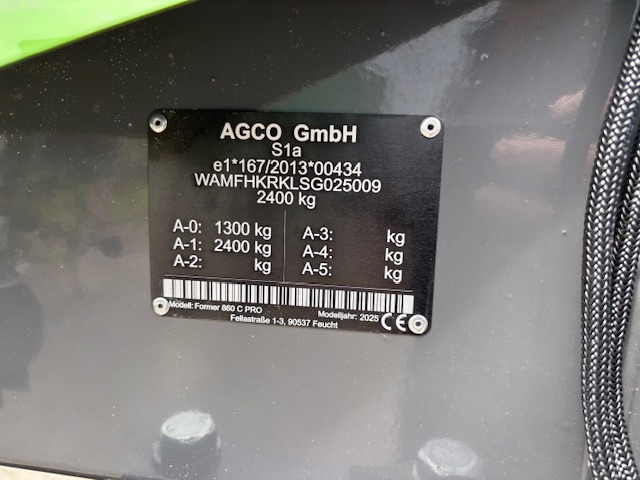 Fendt Former 860 C PRO - Tedder/ Rake: picture 2 Fendt Former 860 C PRO - Tedder/ Rake: picture 2