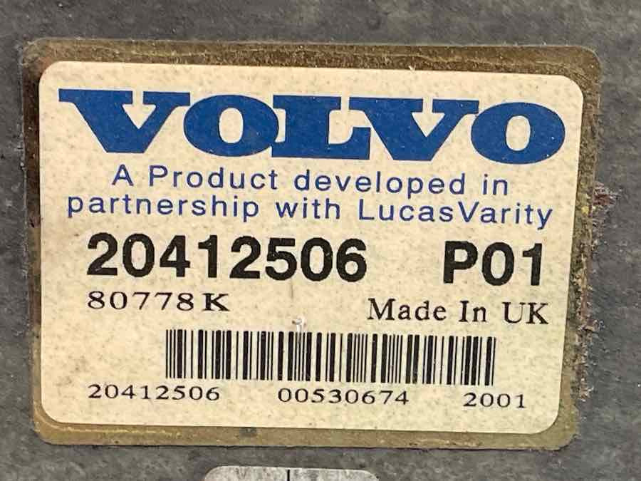 VOLVO ECU 20412506 - Electrical system for Truck: picture 3 VOLVO ECU 20412506 - Electrical system for Truck: picture 3
