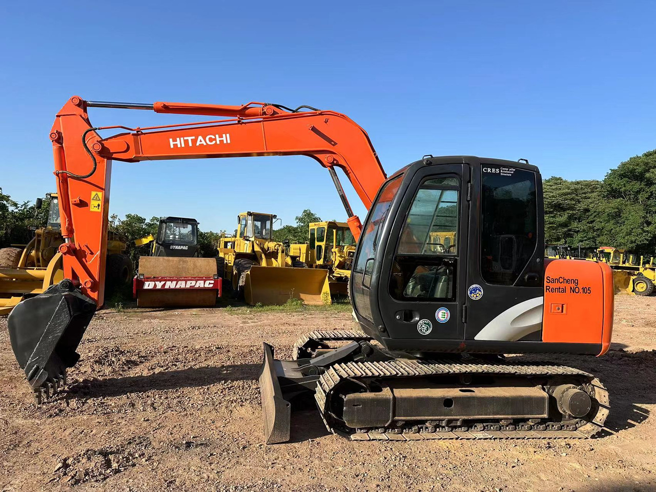 HITACHI ZAXIS ZX70 - Mini excavator: picture 1 HITACHI ZAXIS ZX70 - Mini excavator: picture 1