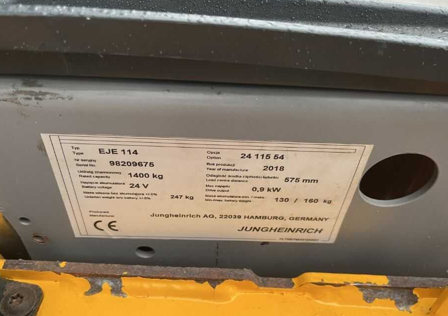 Jungheinrich EJE114 - Pallet truck: picture 4 Jungheinrich EJE114 - Pallet truck: picture 4