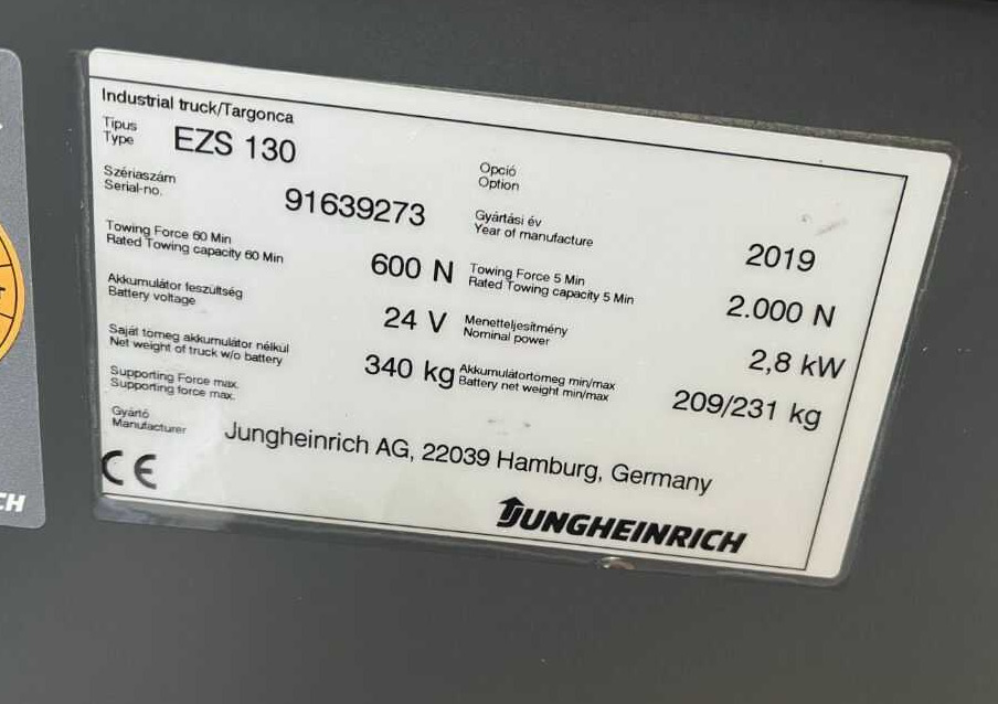 Jungheinrich EZS130 - Tow tractor: picture 3 Jungheinrich EZS130 - Tow tractor: picture 3