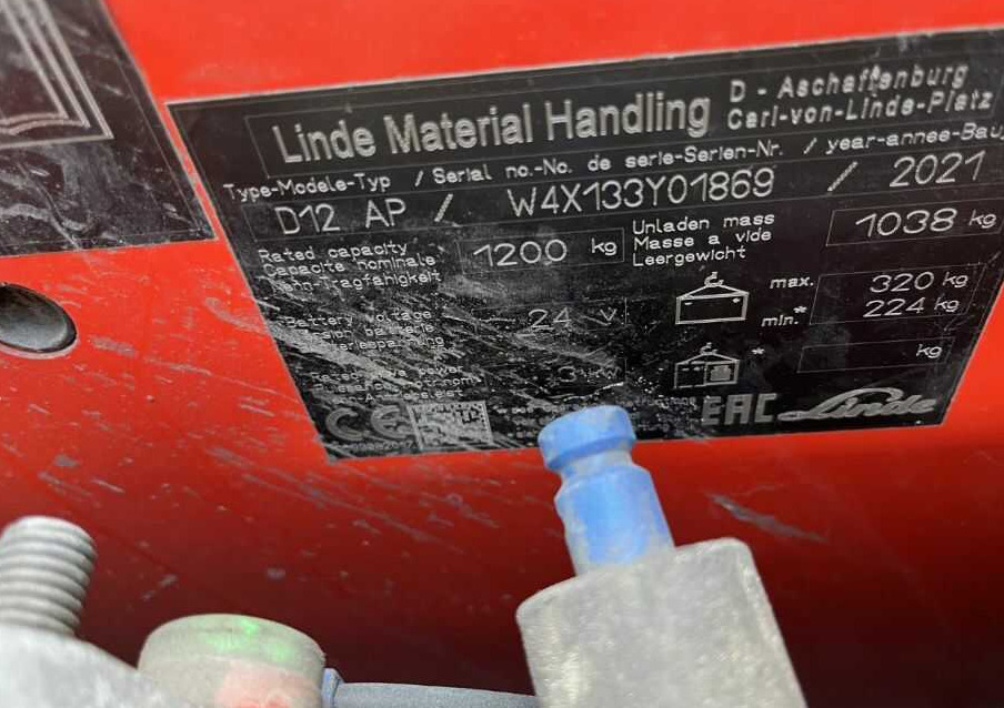 Linde D12AP - Stacker: picture 4 Linde D12AP - Stacker: picture 4