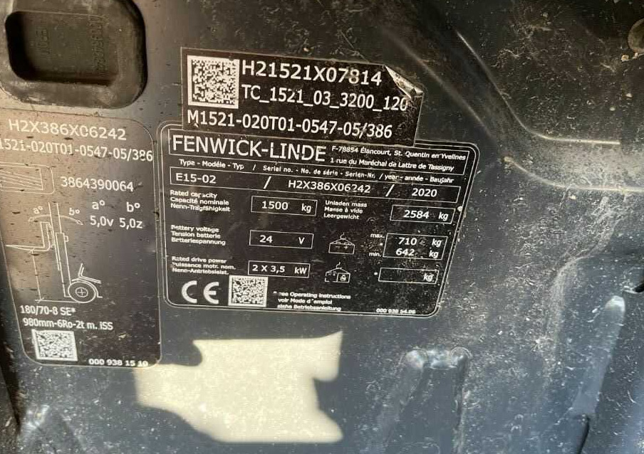 Linde E15-02 - Electric forklift: picture 4 Linde E15-02 - Electric forklift: picture 4