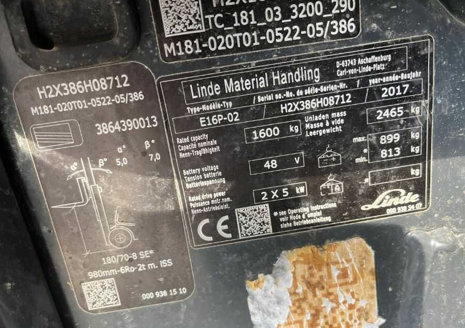 Linde E16P-02 - Electric forklift: picture 4 Linde E16P-02 - Electric forklift: picture 4