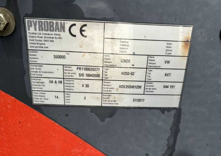 Linde H25D-02 - Diesel forklift: picture 5 Linde H25D-02 - Diesel forklift: picture 5