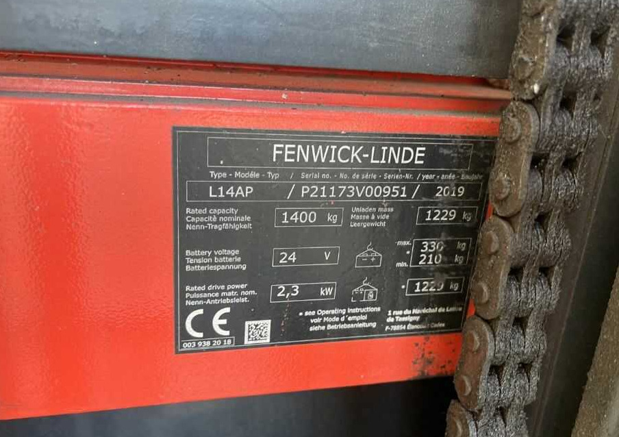Linde L14AP - Stacker: picture 4 Linde L14AP - Stacker: picture 4