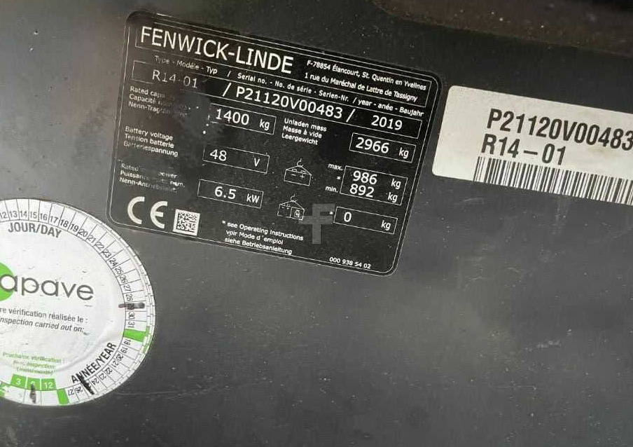 Linde R14-01 - Reach truck: picture 4 Linde R14-01 - Reach truck: picture 4