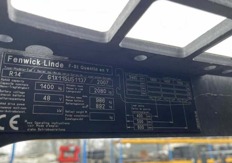 Linde R14S - Reach truck: picture 4 Linde R14S - Reach truck: picture 4