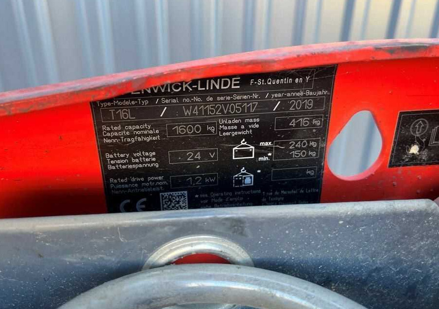 Lease a  Linde T16L Linde T16L: picture 6