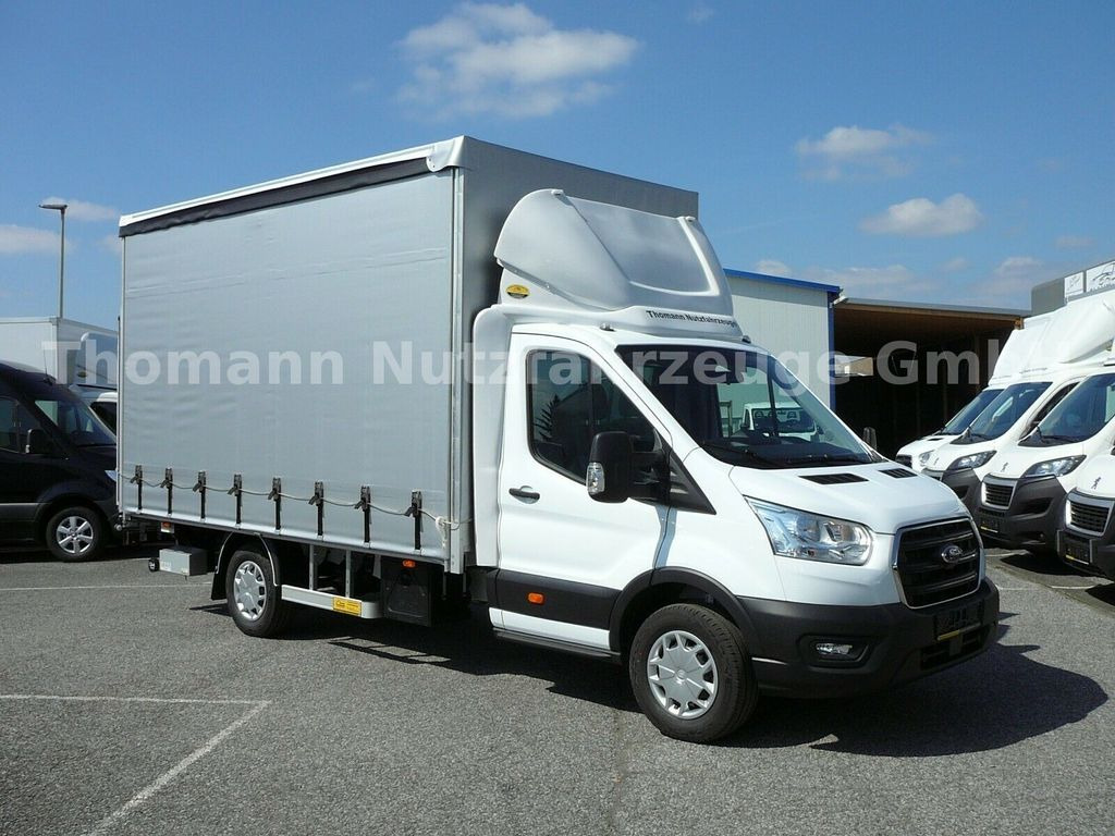 Ford Transit Pritsche Plane Ladebordwand Klima Temp. - Curtain side van: picture 1 Ford Transit Pritsche Plane Ladebordwand Klima Temp. - Curtain side van: picture 1