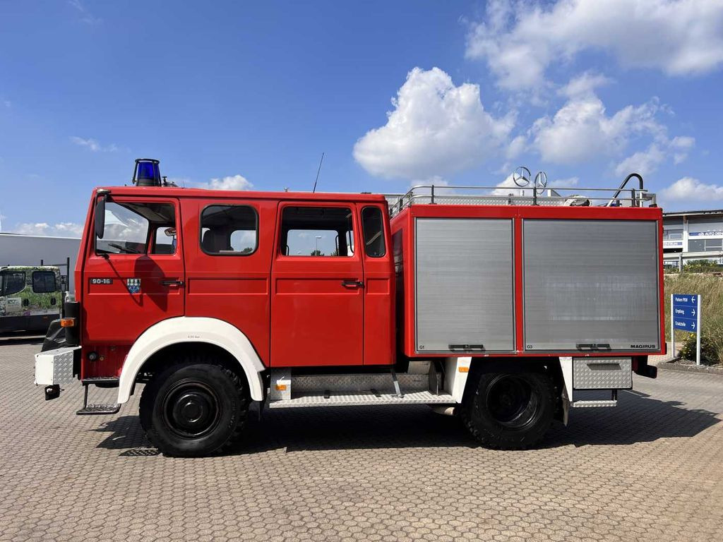 Fire truck Iveco 90-16 AW 4x4 LF8 Feuerwehr Standheizung 9 Sitze: picture 7