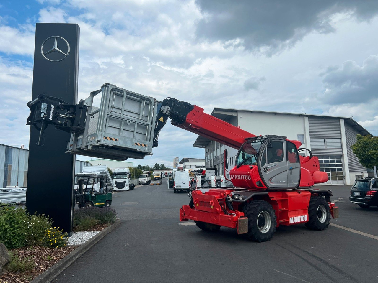 Manitou MRT 2550 + / nur 1.092h! / Gabel / Korb - Telescopic handler: picture 1 Manitou MRT 2550 + / nur 1.092h! / Gabel / Korb - Telescopic handler: picture 1
