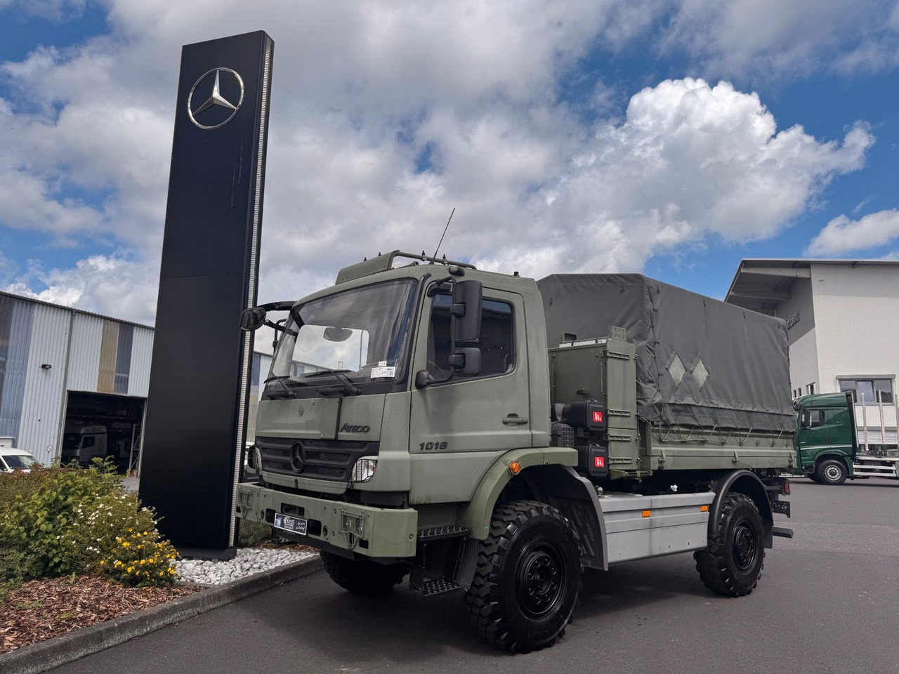 Mercedes-Benz Atego 1018 A 4x4 Singlebereifung 7 Stück vorh. - Curtainsider truck: picture 2 Mercedes-Benz Atego 1018 A 4x4 Singlebereifung 7 Stück vorh. - Curtainsider truck: picture 2