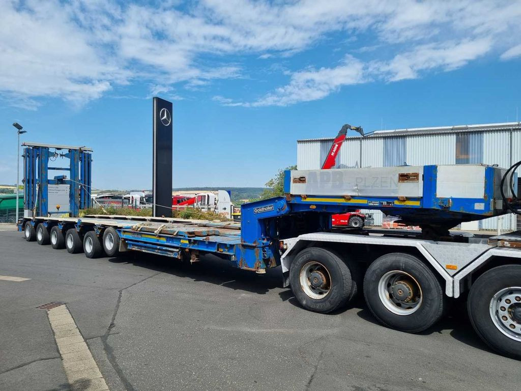 Semi-trailer Goldhofer STZ-H6-57/80A Teleskop-Tieflader Waggontransport: picture 7