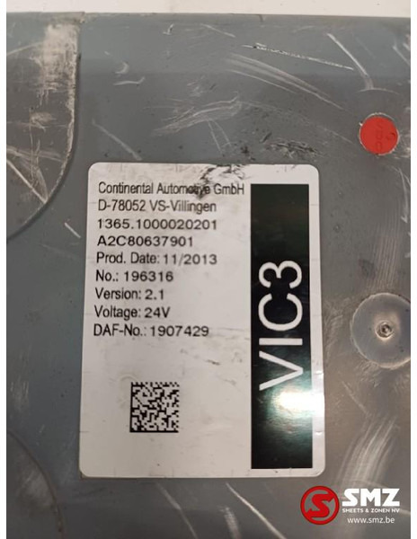 DAF Occ ECU VIC3 regeleenheid DAF - ECU for Truck: picture 5 DAF Occ ECU VIC3 regeleenheid DAF - ECU for Truck: picture 5