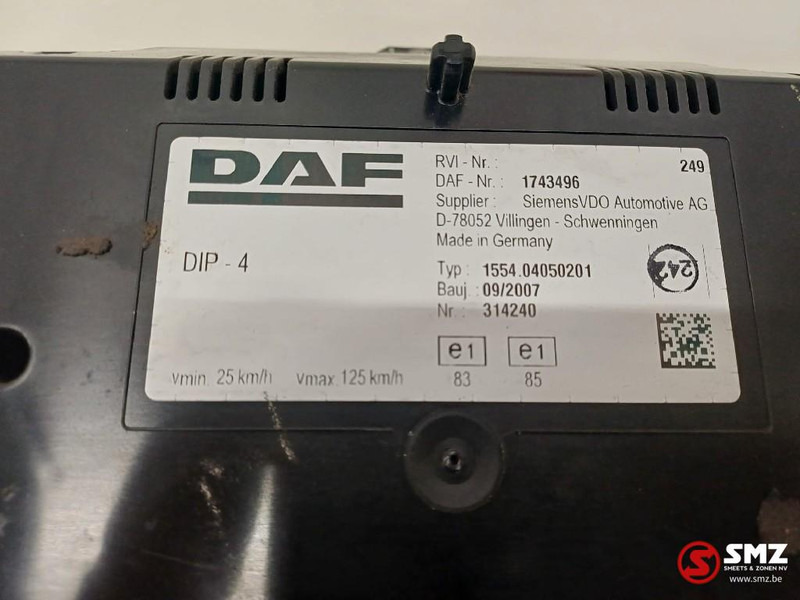 DAF Occ instrumentenpaneel DAF - Dashboard for Truck: picture 4 DAF Occ instrumentenpaneel DAF - Dashboard for Truck: picture 4