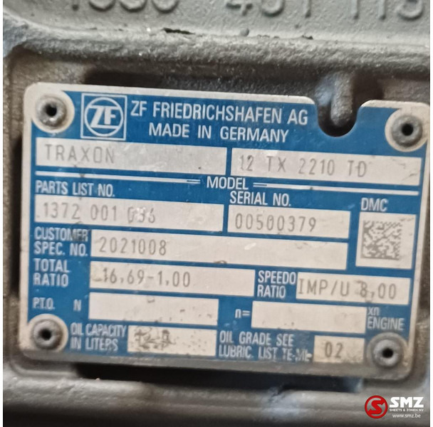 DAF Occ versnellingsbak 12TX2210TD DAF - Gearbox for Truck: picture 5 DAF Occ versnellingsbak 12TX2210TD DAF - Gearbox for Truck: picture 5