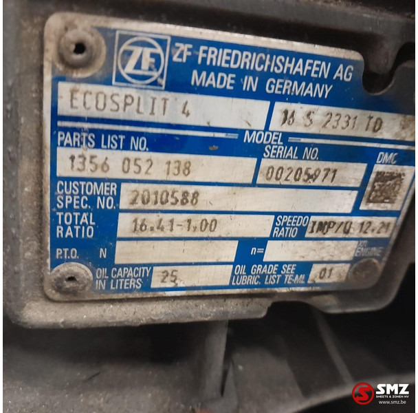 DAF Occ versnellingsbak 16S2331TD + intarder DAF - Gearbox for Truck: picture 5 DAF Occ versnellingsbak 16S2331TD + intarder DAF - Gearbox for Truck: picture 5
