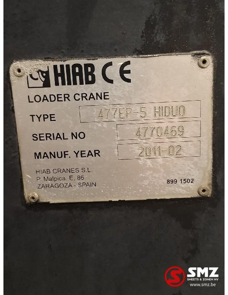 Hiab Occ Autolaadkraan Hiab 477-5 + radio - Boom: picture 5 Hiab Occ Autolaadkraan Hiab 477-5 + radio - Boom: picture 5