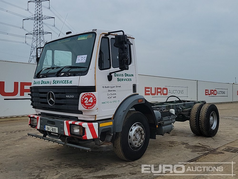 1994 Mercedes 1820K - Cab chassis truck: picture 1 1994 Mercedes 1820K - Cab chassis truck: picture 1
