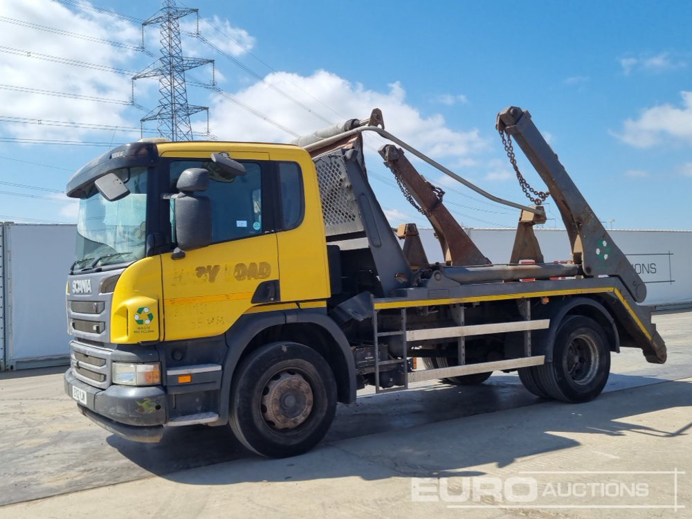 2012 Scania P230 - Skip loader truck: picture 1 2012 Scania P230 - Skip loader truck: picture 1