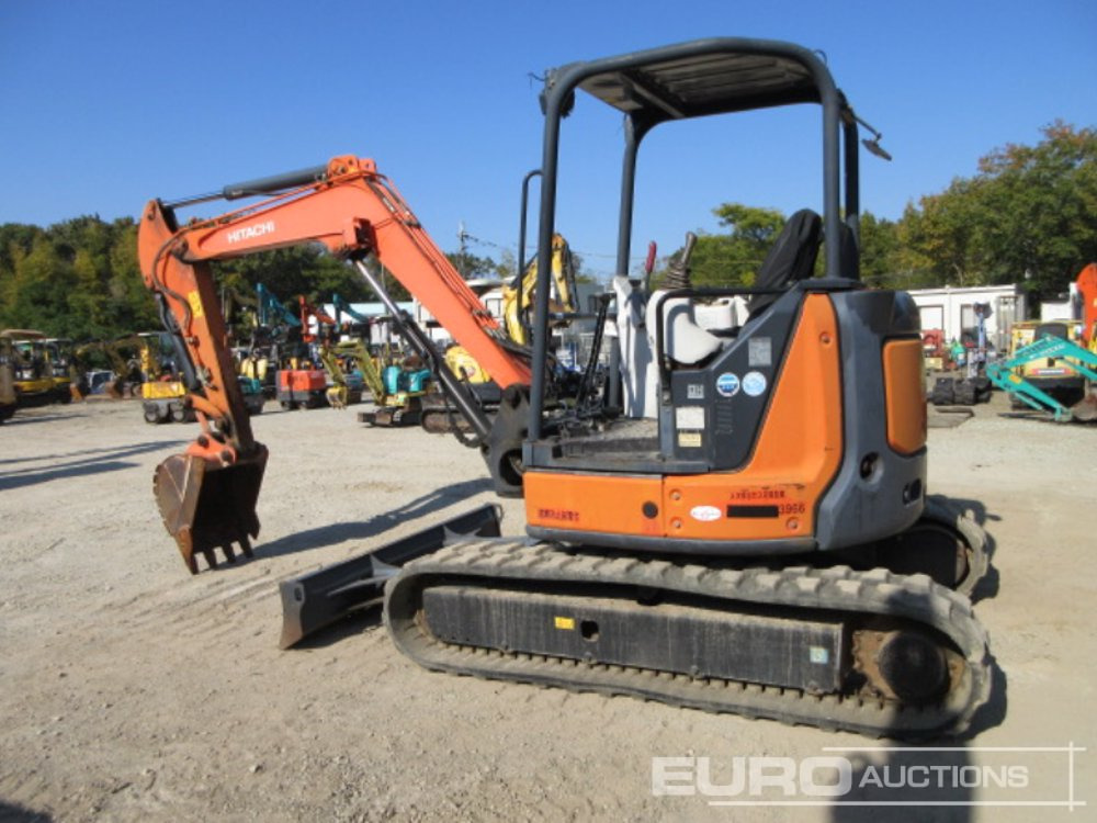 Mini excavator 2013 Hitachi ZX40U-5A Rubber Tracks, Blade, Offset, Piped: picture 7