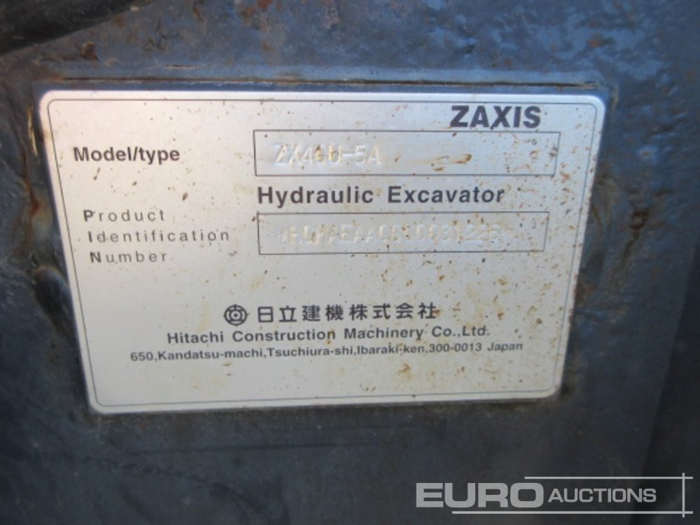 Mini excavator 2013 Hitachi ZX40U-5A Rubber Tracks, Blade, Offset, Piped: picture 14