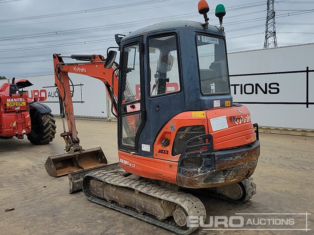2015 Kubota KX101-3A3 - Mini excavator: picture 3 2015 Kubota KX101-3A3 - Mini excavator: picture 3