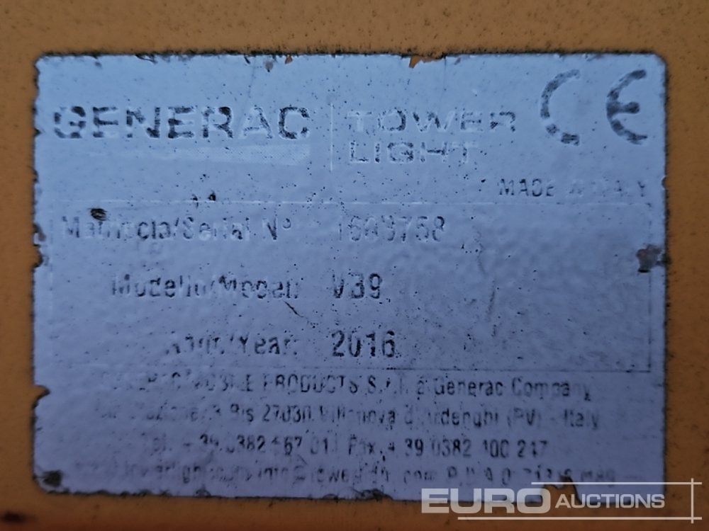 Lighting tower 2016 Generac VB9: picture 24