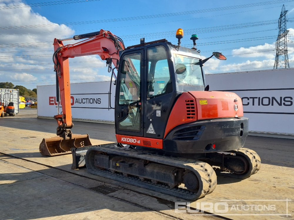 2016 Kubota KX080-4 - Mini excavator: picture 3 2016 Kubota KX080-4 - Mini excavator: picture 3