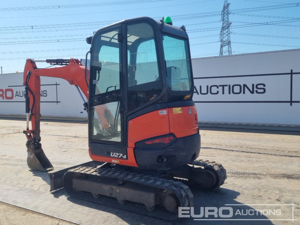 2016 Kubota U27-4 - Mini excavator: picture 3 2016 Kubota U27-4 - Mini excavator: picture 3