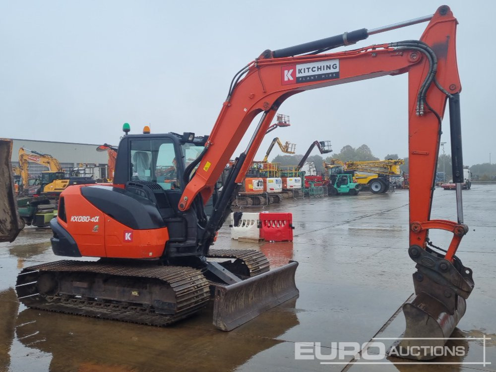 Mini excavator 2017 Kubota KX080-4A: picture 7 Mini excavator 2017 Kubota KX080-4A: picture 7