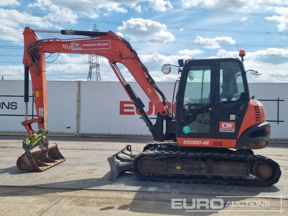 2019 Kubota KX080-4A - Mini excavator: picture 2 2019 Kubota KX080-4A - Mini excavator: picture 2