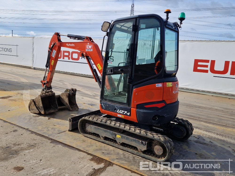 2019 Kubota U27-4 - Mini excavator: picture 3 2019 Kubota U27-4 - Mini excavator: picture 3