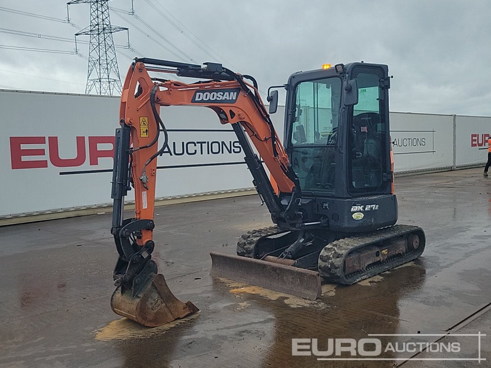 2022 Doosan DX27Z-7 - Mini excavator: picture 1 2022 Doosan DX27Z-7 - Mini excavator: picture 1