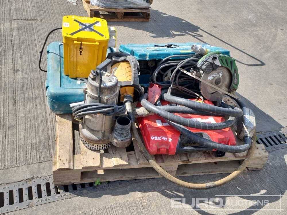Construction equipment Makita 110 Volt Hammer Drill (2 of)Hitachi 110 Volt Circular Saw, Hilti Nail Gun, 110 Volt Water Pump, 110 Volt Transformer, 110 Volt Poker Unit: picture 8