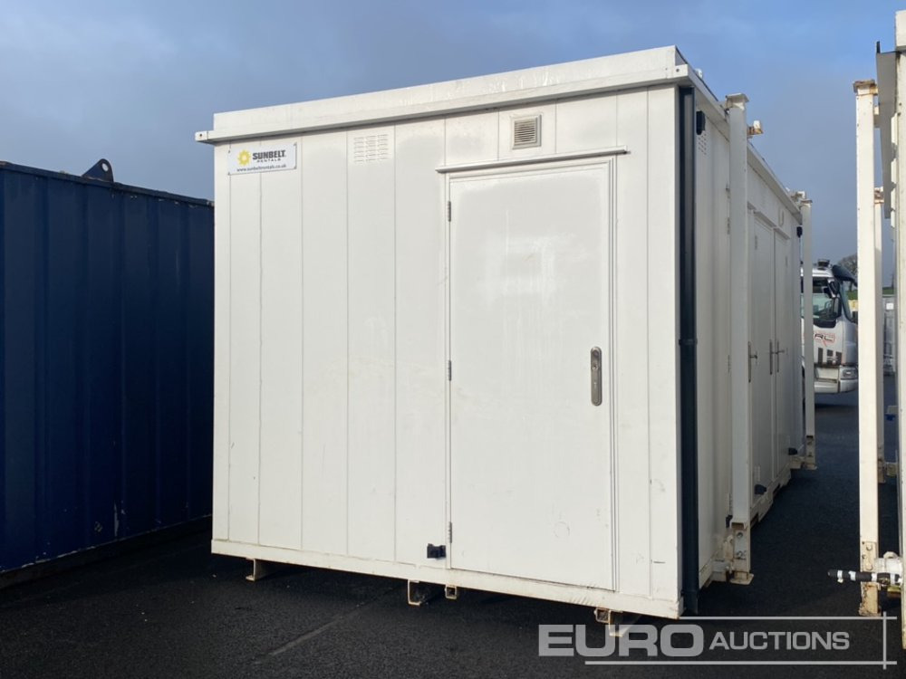 Thurston 20' x 9' Toilet Block (No Keys) (Cannot Be Reconsigned) - Shipping container: picture 1 Thurston 20' x 9' Toilet Block (No Keys) (Cannot Be Reconsigned) - Shipping container: picture 1
