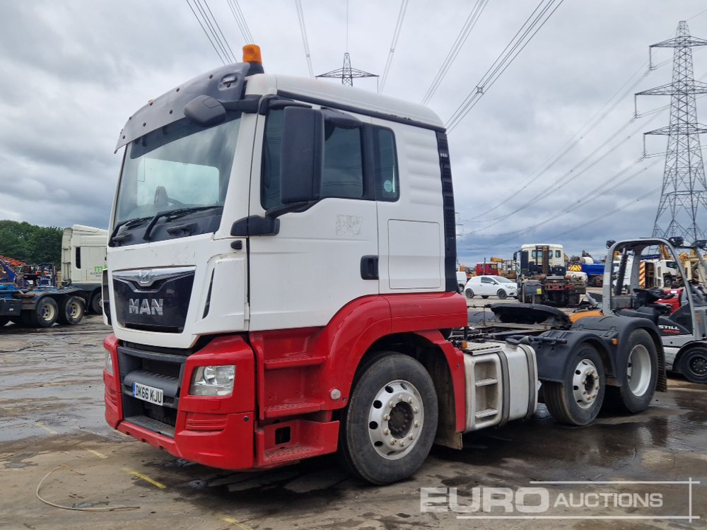 2017 MAN 6x2 Midlift, Tipping Gear, 3 Way Camera, Automatic Gearbox (Reg. Docs. & Plating Certificate Available) (Non Runner) - Tractor unit: picture 1 2017 MAN 6x2 Midlift, Tipping Gear, 3 Way Camera, Automatic Gearbox (Reg. Docs. & Plating Certificate Available) (Non Runner) - Tractor unit: picture 1
