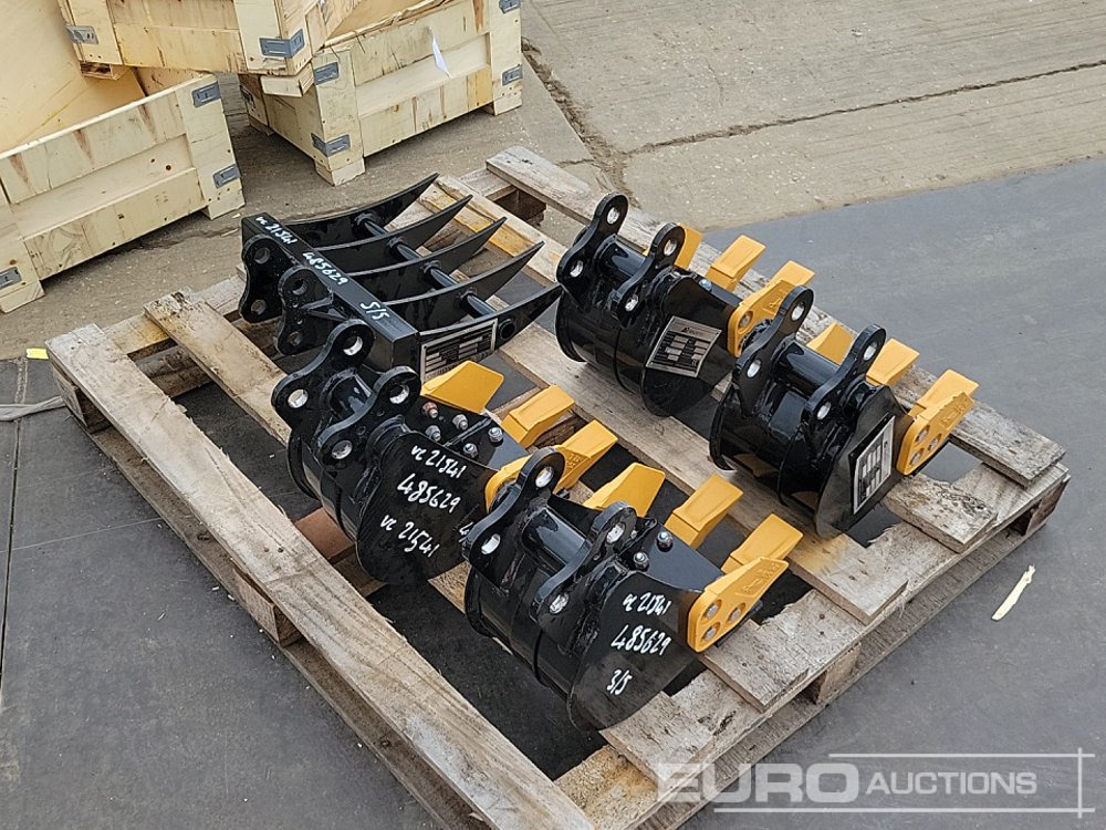 Unused 2025 Machpro 8", 8", 8", 8" Digging Bucket, 16" Rake 25mm Pin to suit Mini Excavator - Bucket: picture 5 Unused 2025 Machpro 8", 8", 8", 8" Digging Bucket, 16" Rake 25mm Pin to suit Mini Excavator - Bucket: picture 5