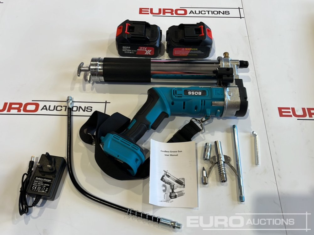Construction equipment Unused Boss 21 Volt Lithium Battery Cordless Grease Gun: picture 12