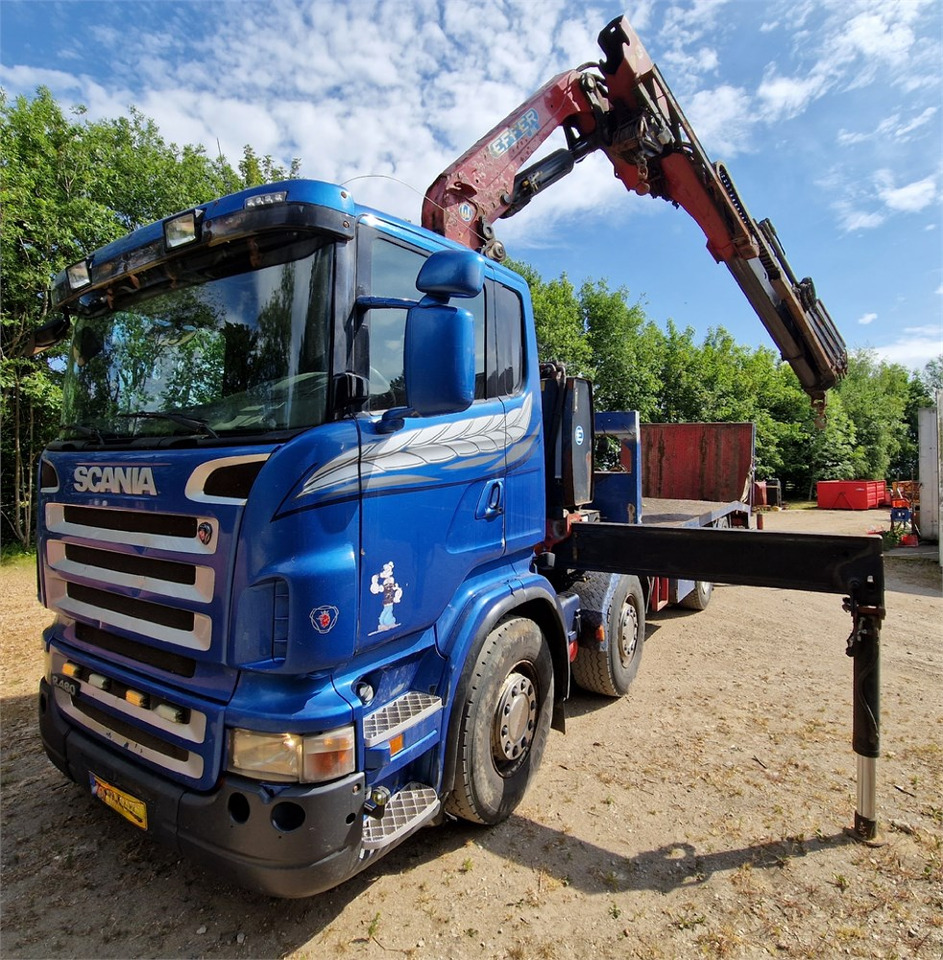 Scania R480 - Autotransporter truck, Crane truck: picture 4 Scania R480 - Autotransporter truck, Crane truck: picture 4