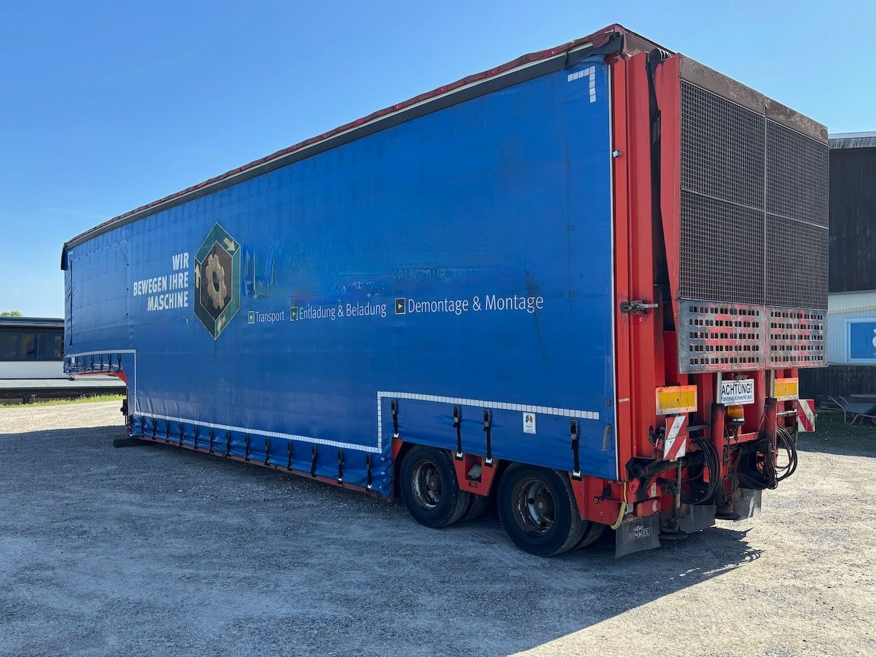 Dinkel hydr. Tiefbett, Rampen, Edscha, Verbreiter, Lenk - Low loader semi-trailer: picture 4 Dinkel hydr. Tiefbett, Rampen, Edscha, Verbreiter, Lenk - Low loader semi-trailer: picture 4