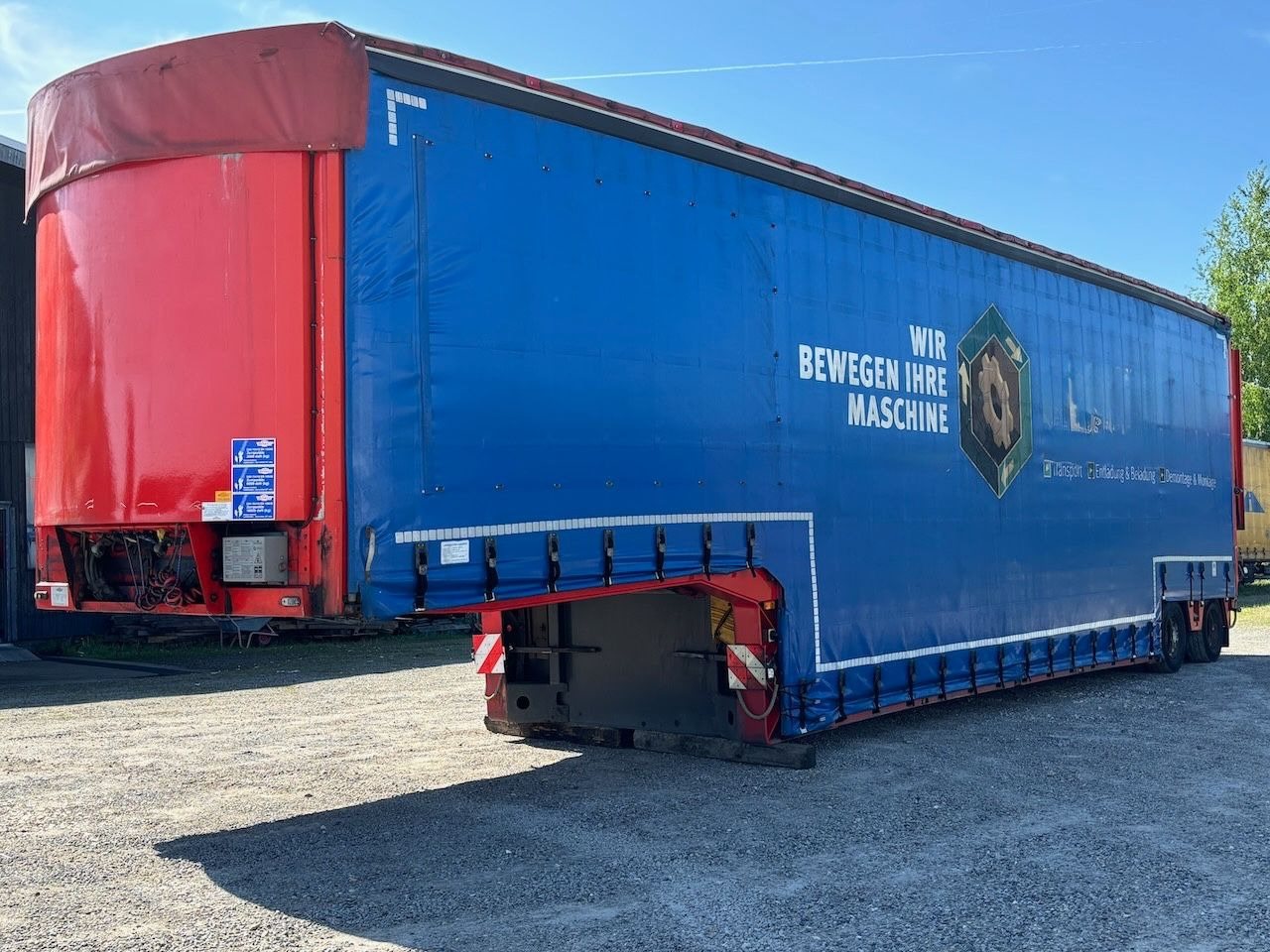 Dinkel hydr. Tiefbett, Rampen, Edscha, Verbreiter, Lenk - Low loader semi-trailer: picture 2 Dinkel hydr. Tiefbett, Rampen, Edscha, Verbreiter, Lenk - Low loader semi-trailer: picture 2