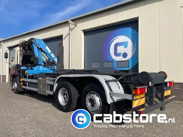 DAF CF 85.340 6X2 Euro 3 - Haakarm containersystem - Hooklift - Abrollkipper - Year 2004 - HMF 1680-K2 Crane - Grua - Ladekran - Autolaadkraan - Hook lift truck, Crane truck: picture 2 DAF CF 85.340 6X2 Euro 3 - Haakarm containersystem - Hooklift - Abrollkipper - Year 2004 - HMF 1680-K2 Crane - Grua - Ladekran - Autolaadkraan - Hook lift truck, Crane truck: picture 2